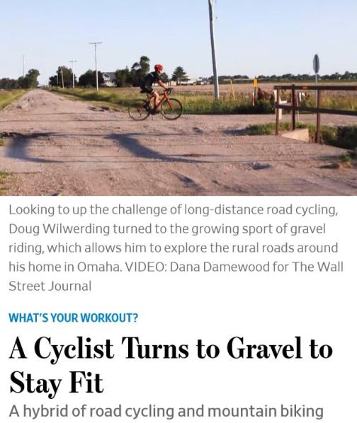 Cyclist Turns to Gravel to Stay Fit