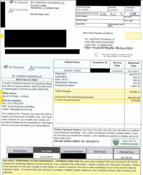 NPR Kaiser Sample Hospital Bill 2019