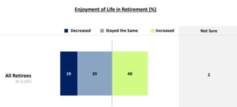 Retirees Enjoyment of Life Transamerica Center for Retirement Studies