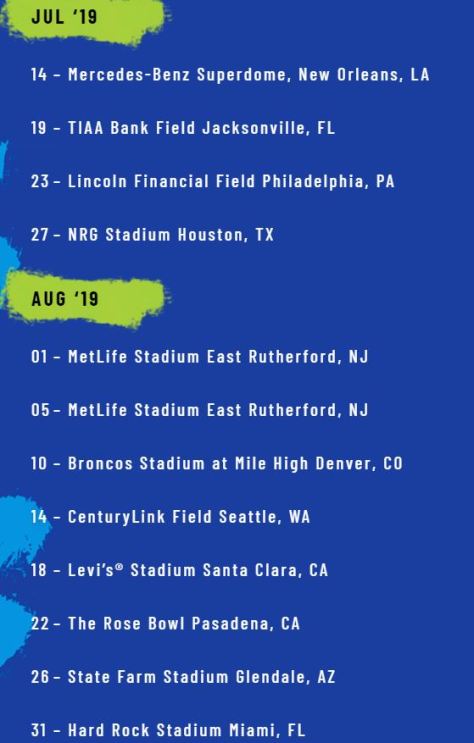 Rolling Stones No Filter 2019 Tour Dates