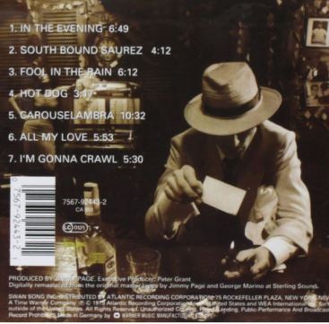In Through The Out Door Led Zeppelin 1979 tracks