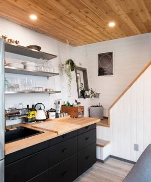 Trim Studio 100 sq foot house kitchen