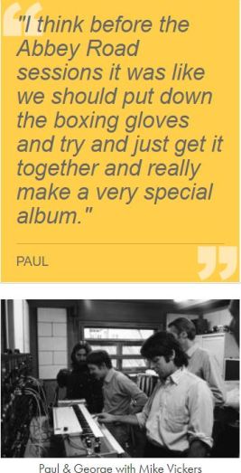 Beatles Abbey Road Quote from Paul McCartney