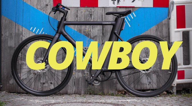 Technology: Cowboy Electric Bike Is Lightweight, With Integrated Lights & Removable Battery