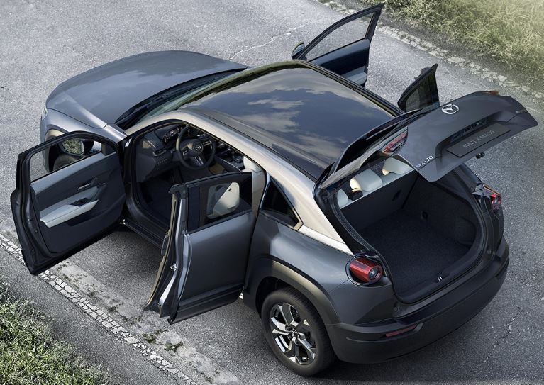 Mazda MX-30 Electric Car doors.JPG