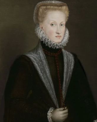 Queen Anna of Austria (c. 1573), Sofonisba Anguissola. Museo Nacional del Prado, Madrid