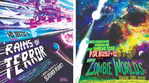 Rains of Terror NASA Exoplanet Posters Halloween 2019
