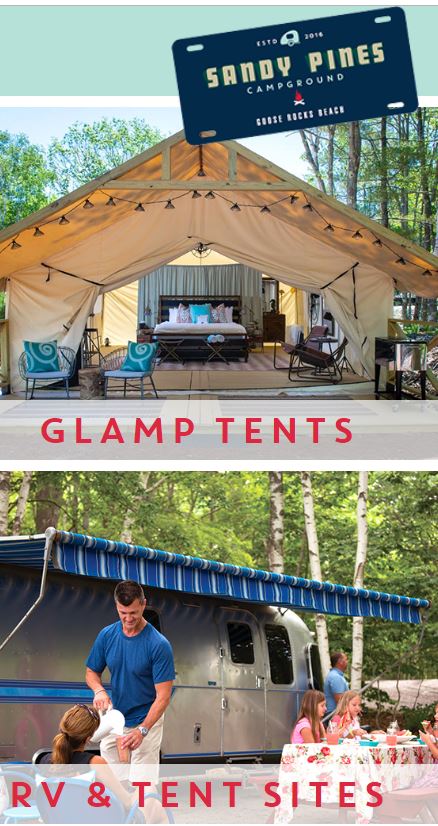Sandy Pines Campground Kennebunkport, Maine sites
