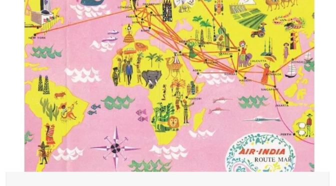 New Books: “Airline Maps – A CENTURY OF ART AND DESIGN” By MARK OVENDEN and MAXWELL ROBERTS