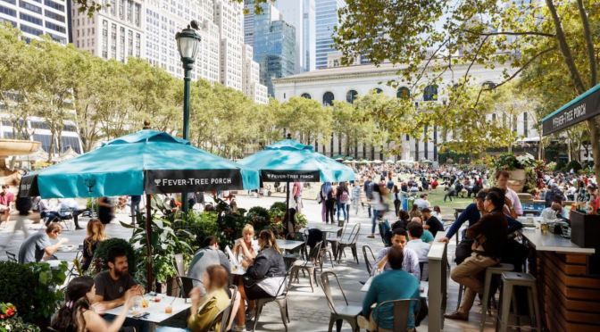 New Destination Bars: “Fever-Tree Porch”  Is In “Iconic Location” In NYC