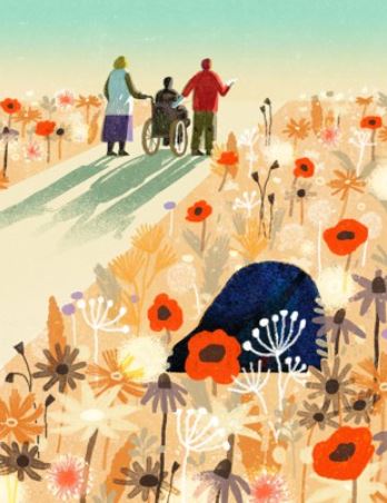 How Friendships Change at the End of Life - The Atlantic - Illustration by Wenjia Tang