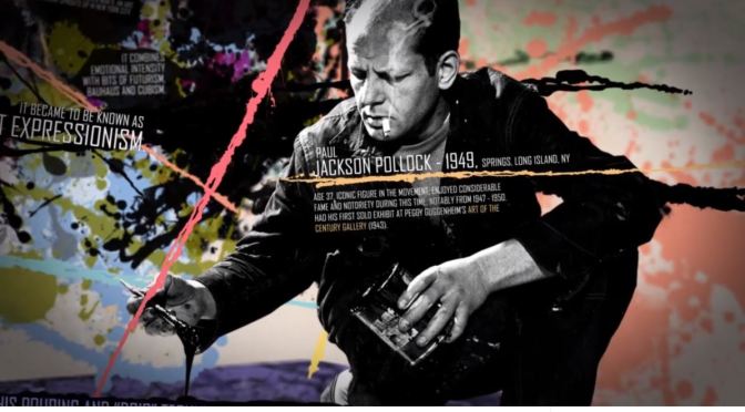 Science & Art: Jackson Pollock’s Drip Painting Style (And Genius) Avoided “Coiling Instability”