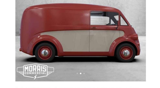 Automotive Nostalgia: 1940s British Van “Morris Commercial” Relaunches With All-Electric Model