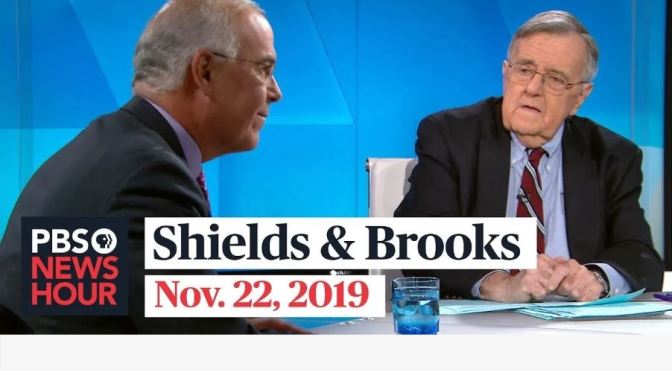 Top Political Podcasts: Mark Shields And David Brooks On The Latest In Washington (PBS)