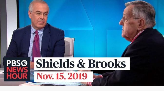 Top Political Podcasts: Mark Shields And David Brooks On The Latest In Washington (PBS)