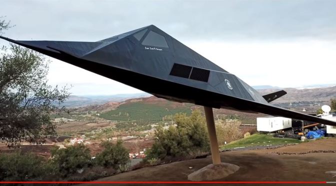 Top New Exhibits: F-117 NIGHTHAWK STEALTH FIGHTER At The Ronald Reagan Library & Museum