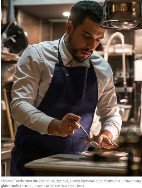 Racines Paris restaurant Joann Pai NY Times