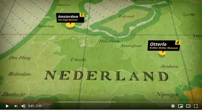 Art Videos: Vincent Van Gogh’s Route Crossing Europe (1853-1890)