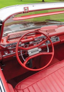 1961 Dodge Dart Phoenix D-500 Convertible Coupe Interior RM Sotheby's Auction 2020