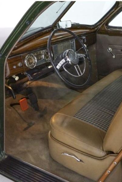1948 Packard Standard Eight Station Sedan Interior Classic Driver
