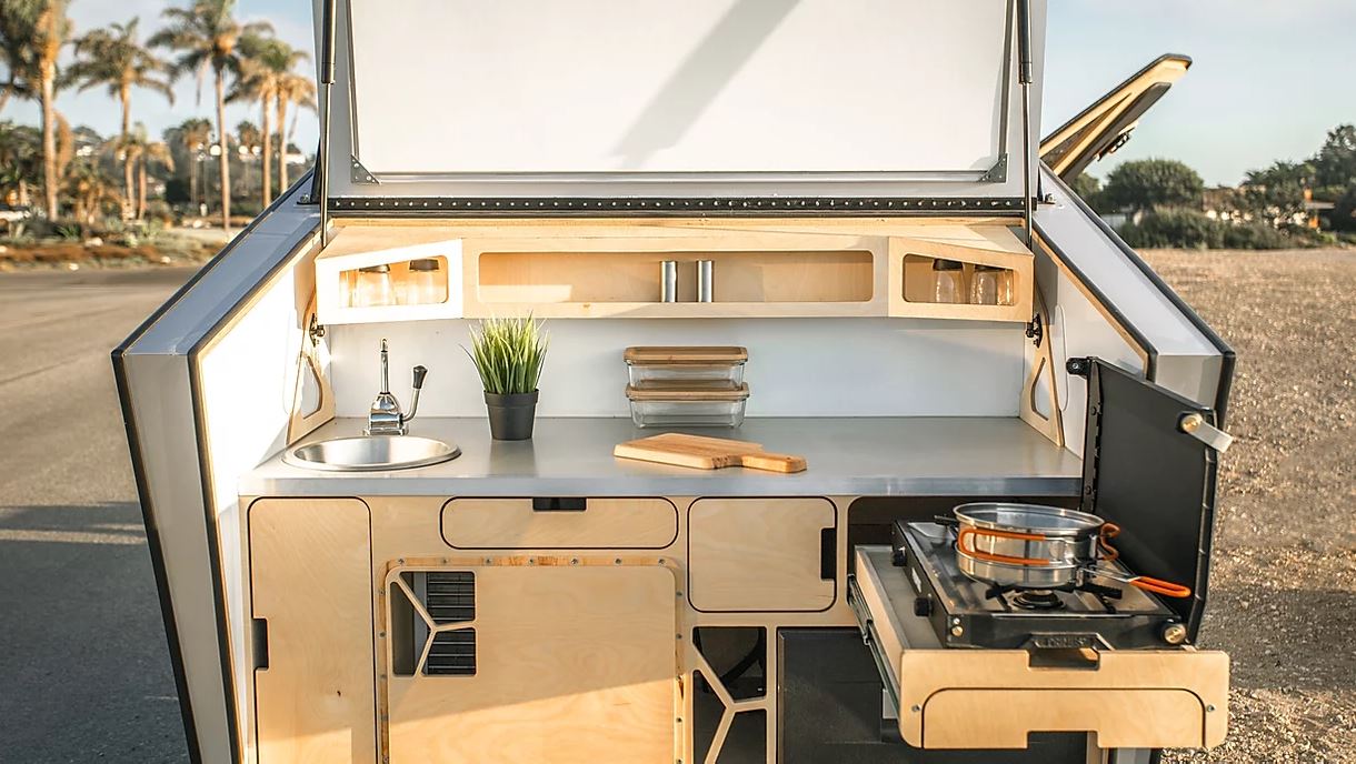 2020 POLYDROP KJ-20 Fully Loaded Camper Trailer kitchen