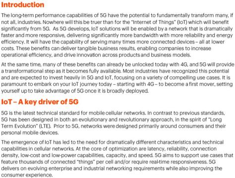 5G and IoT Introduction