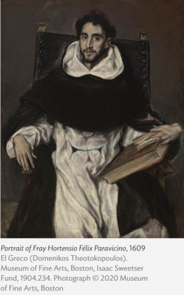 Portrait of Fray Hortensio Felix Paravicino El Greco 1609
