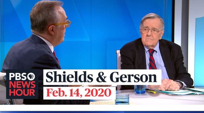 Politics: Mark Shields & Michael Gerson On New Hampshire Primary (PBS)