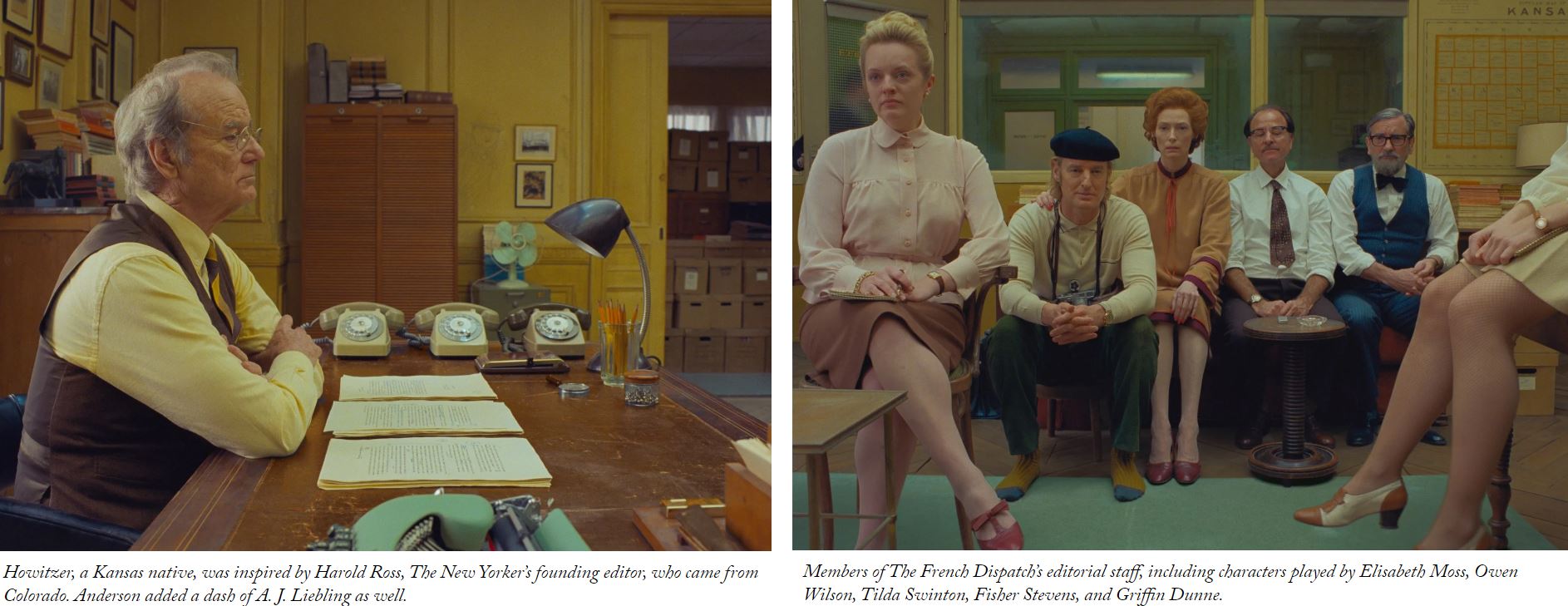 The French Dispatch of the Liberty, Kansas Evening Sun Movie Scenes From the New Yorker February 11 2020