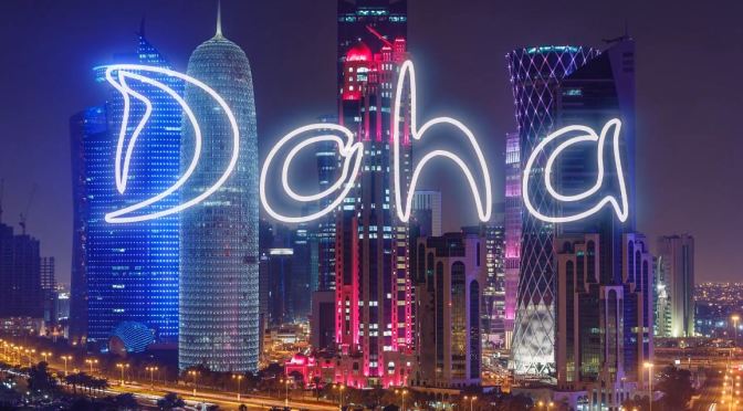 Timelapse Travel Videos: “Doha, Qatar” On The Persian Gulf (March 2020)