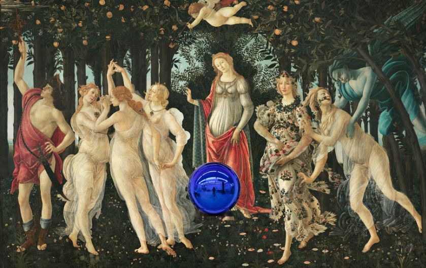 Jeff Koons Gazing Ball (Botticelli Primavera) 2017-2020