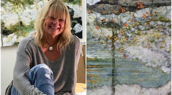 Artist Profiles: Finnish-American Riitta Klint – “Dreamlike” Drips Of Paint With Pencil On Clay Panels