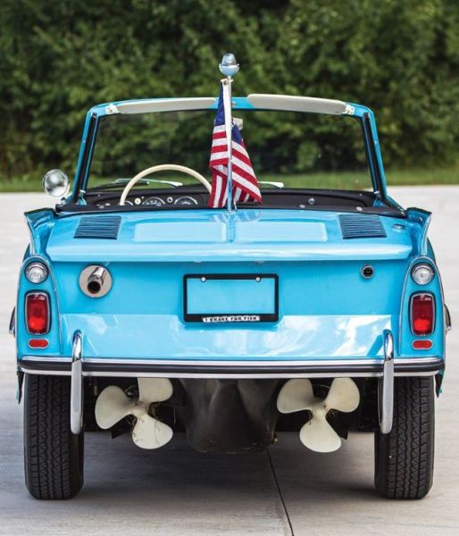 1966 Amphicar Amphibious Car rear view Classic Driver April 2020