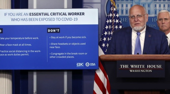Coronavirus Policies: A Look At The Early Missteps By The CDC (Bloomberg)