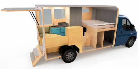 Haaks Campers inside view