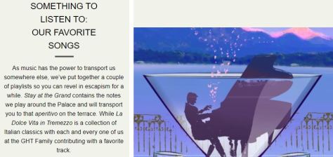 Hotel Grand Tremezzo Spotify Playlist