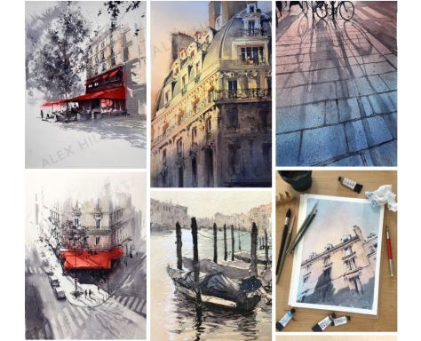 Alex Hillkurtz Watercolor