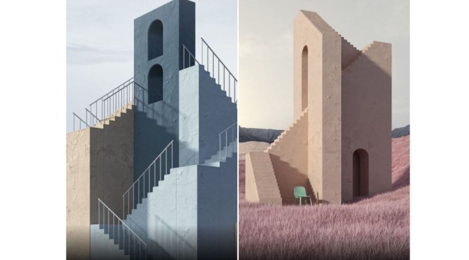 Art & Design: “Stairs” By Istanbul-Based Murat Yıldırım – “Escher Dreams”