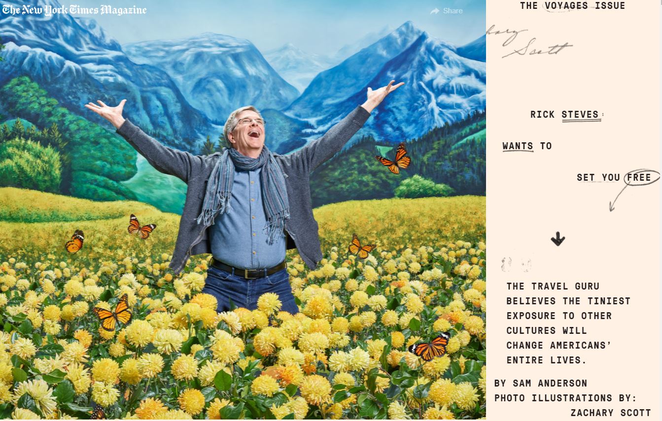 New York Times Magazine Rick Steves article