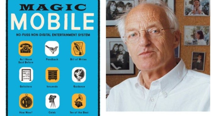 Interviews: 86-Year Old British Author Michael Frayn – “Magic Mobile”