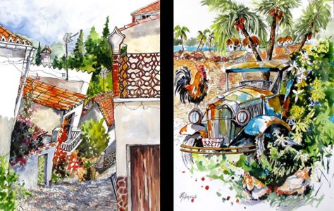 Watercolor Painter Rae Andrews - Landscapes