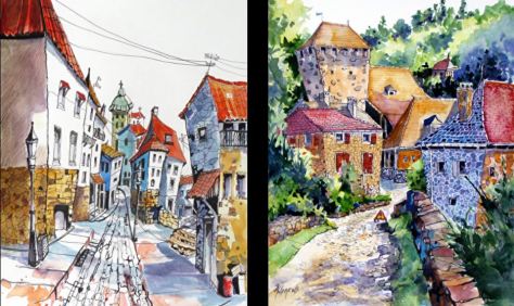 Watercolor Painter Rae Andrews - Landscapes