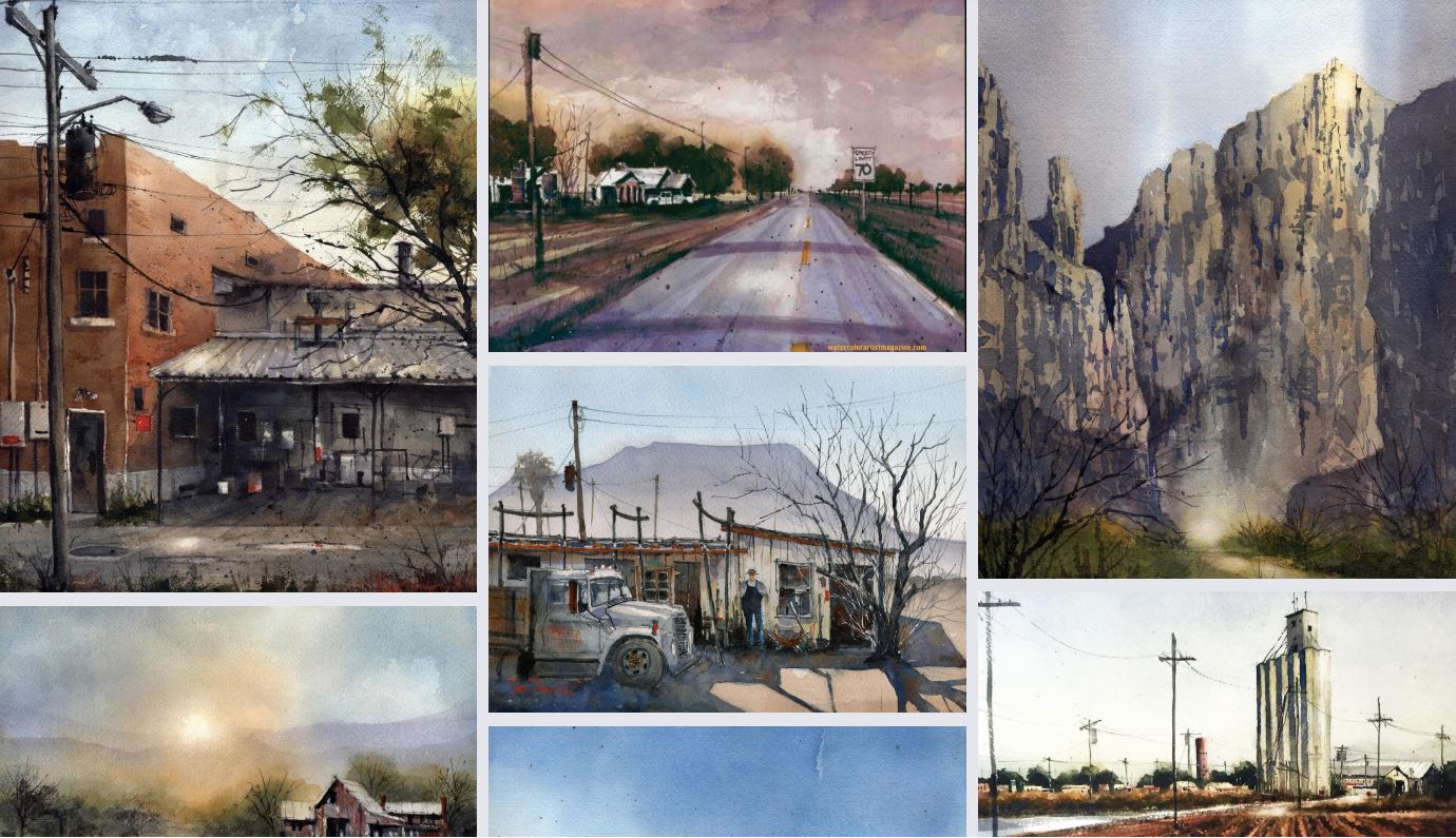 Tim Oliver Watercolors Paintings