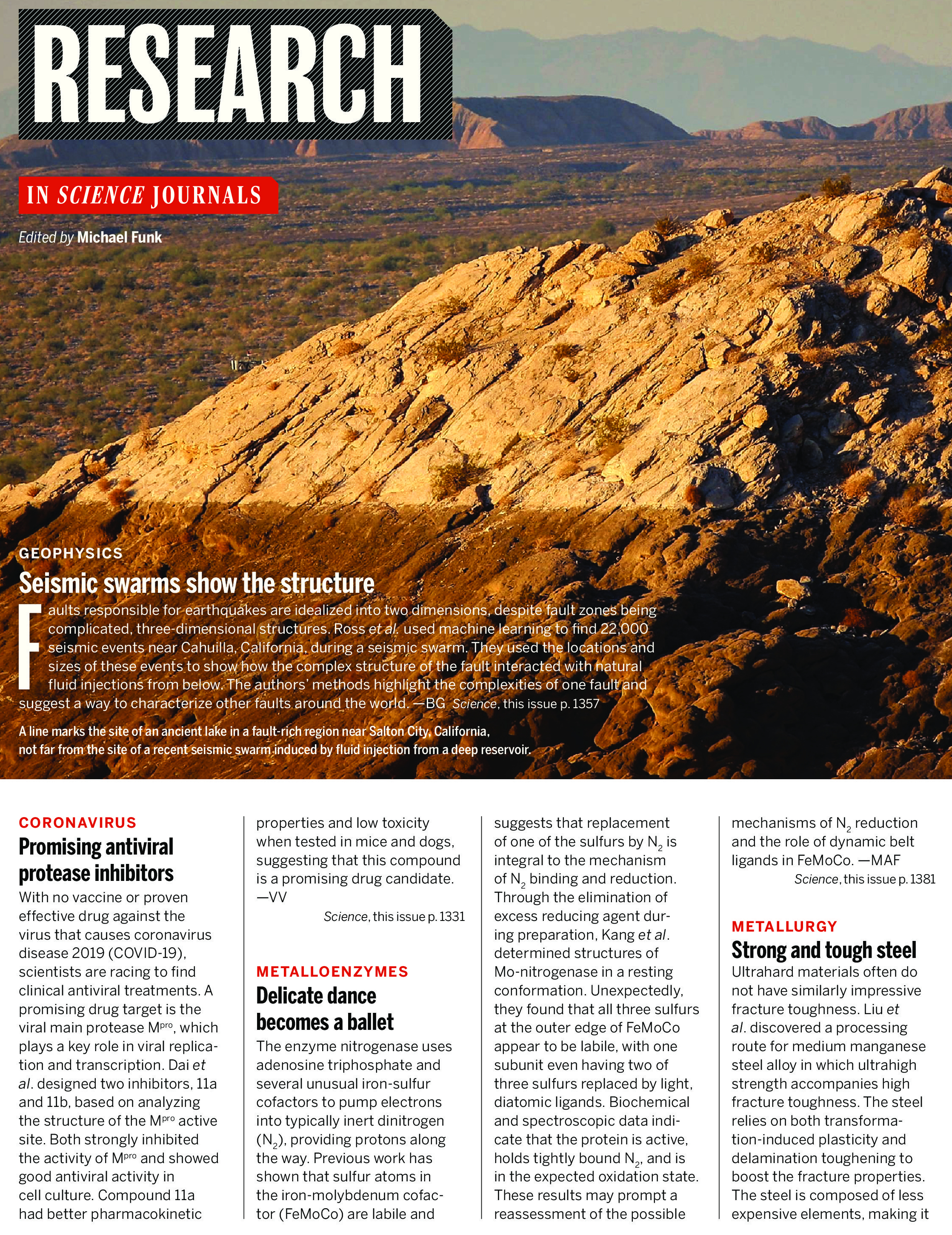 Science Magazine Research Highlights - June 19 2020