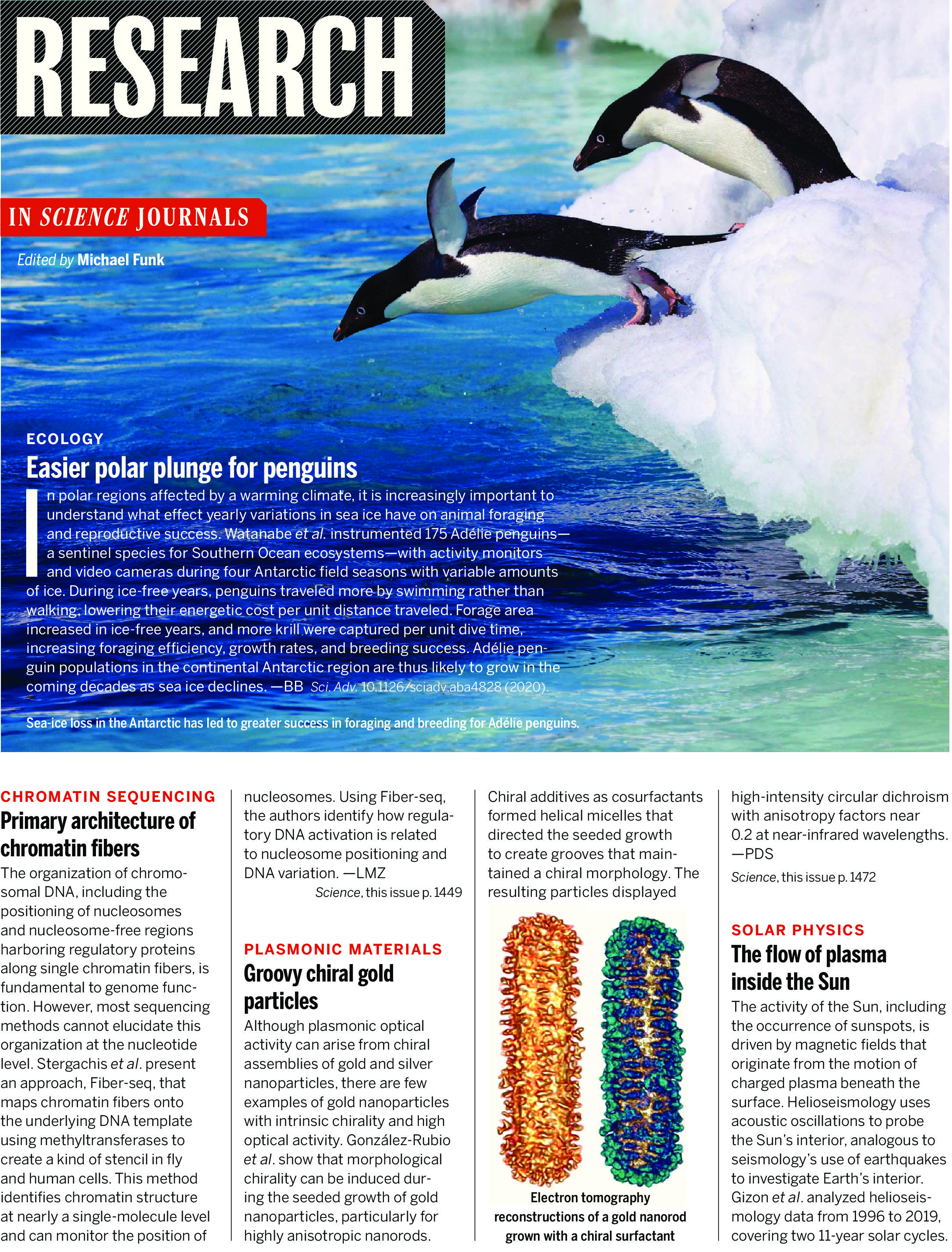 SCIENCE MAGAZINE RESEARCH HIGHLIGHTS JUNE 26 2020