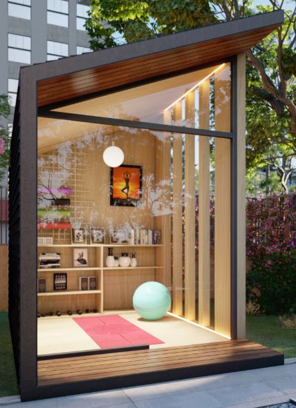 Zen Work Pod - Interior Look