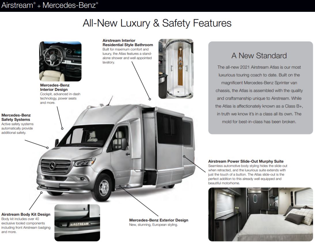 2021 Airstream Atlas Touring Coach