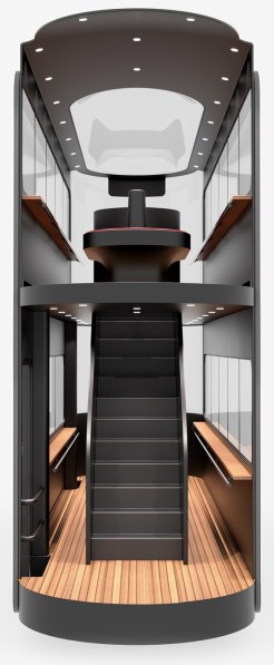 Andrea Ponti Driverless Tram interior