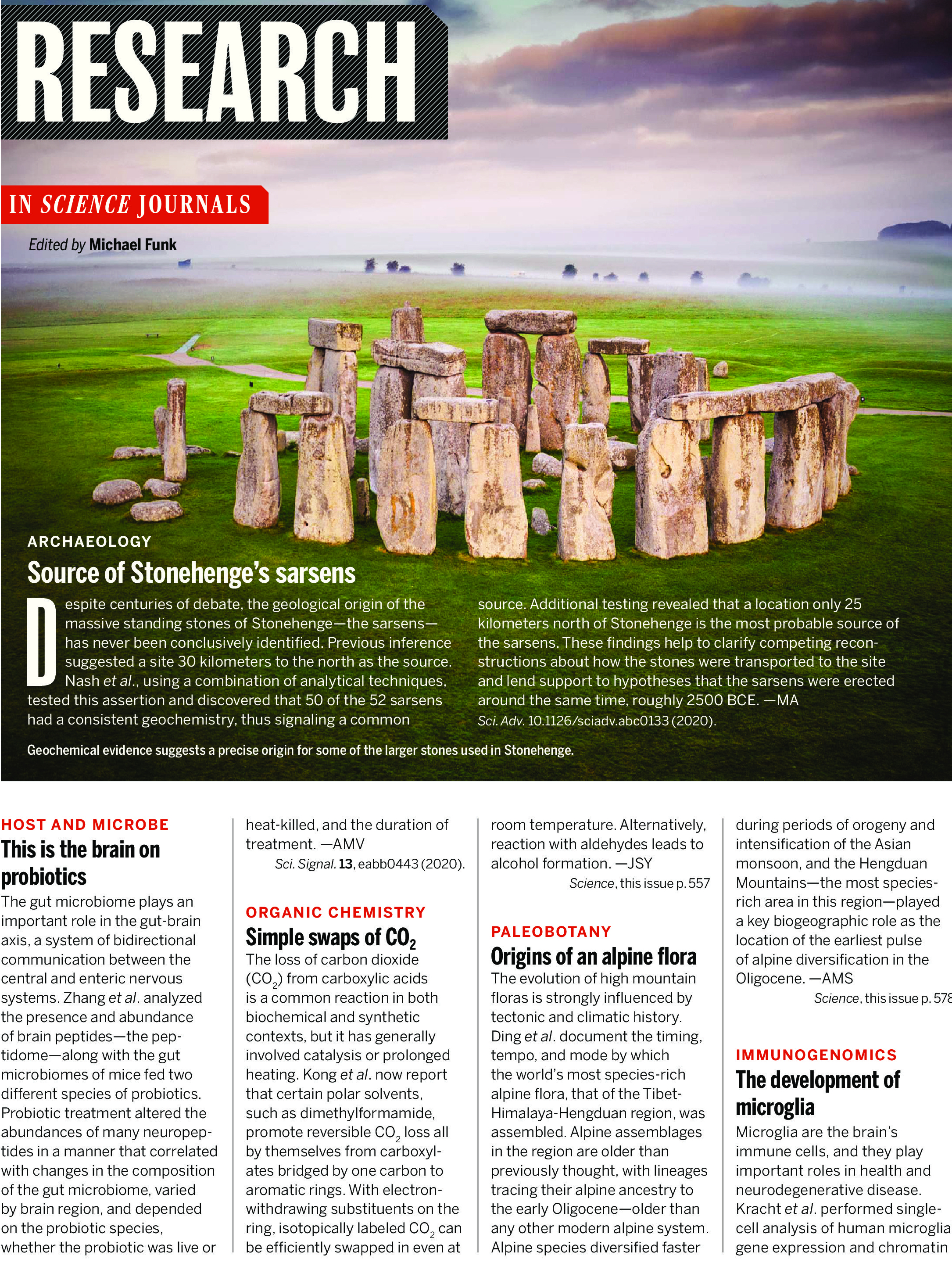 Science Magazine Research Highlight - July 31 2020