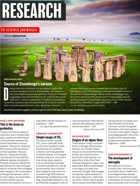 Science Magazine Research Highlight - July 31 2020